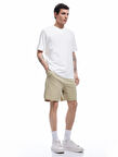 Regular Fit Cepli Mini Beli Bağcıklı Şort