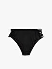 Astarlı Yanları İpli Yüksek Bel Bikini Altı