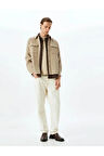 Cep Detaylı Bej Erkek Ceket 530003hw