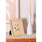 The Mia Wavy Fotoğraf Çerçevesi Sarı 25x30 Cm CRV0038