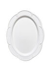 The Mia Grande Servis Tabağı Beyaz 41x31 cm GRD0012