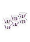 The Mia Joy Sosluk Çerezlik 6lı Set Mor 10 cm