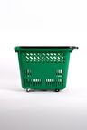 Tekerlekli Market Sepeti (Tekerlekli Alışveriş Sepeti) 54 L Yeşil