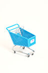 Mini Market Arabası Mavi