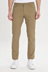 Slim Fit Dar Kesim 5 Cep Armürlü Esnek Pantolon
