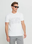 Altınyıldız Classics Bisiklet Yaka Baskılı Ekru Erkek T-Shirt ACE091252412_EKR