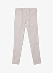 Altınyıldız Classics Bağlamalı Bel Normal Paça Slim Fit Taş Erkek Pantolon ACE001252274_TAS