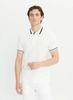 Altınyıldız Classics Düz Beyaz Erkek Polo T-Shirt ACE091252103_BYZ