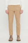 Pamuklu Slim Fit Dar Kesim Yan Cepli Armürlü Esnek Casual Pantolon
