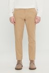 Pamuklu Slim Fit Dar Kesim Yan Cepli Armürlü Esnek Casual Pantolon