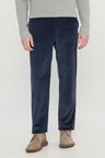 Pamuklu Slim Fit Dar Kesim Desenli Yan Cepli Pantolon