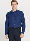 Altınyıldız Classics Tailored Fit İtalyan Yaka Lacivert Erkek Gömlek ACE020261600_LAC