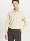 Altınyıldız Classics Regular Fit Klasik Yaka Bej Erkek Gömlek ACE020261598_BEJ