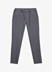 Altınyıldız Classics Bağlamalı Bel Dar Paça Jogger Gri Erkek Pantolon ACE001261530_GRI