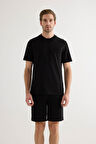 Erkek Pamuklu Pique Cepli Kısa Kol T-shirt