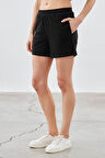 Kadın Pamuklu Pique Cepli Şort