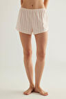 Kadın Pamuklu Şort Pijama Altı