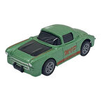 Çek Bırak Metal Küçük Arabalar 8 cm - SH40031 - Klasik Yeşil