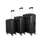 Vegmann Vela Siyah 3'lü Valiz Seti