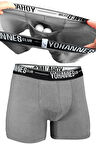 Yohannes Club, Erkek Özel Keseli Pamuklu Boxer, Renk Seçenekli, Tekli Paket