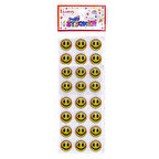Ticon Puffy Sticker Gülen Yüz - 2 adet