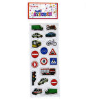 Ticon Sticker Trafik İşaretleri-Arabalar - 6 adet