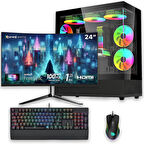 e-Vix Demeter i5-10400F 16GB 256GB M.2 NVMe RTX 3060 12GB 24"Oyuncu Masaüstü Bilgisayarı