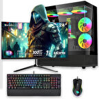 E-Vix Nona I5-12400F 32GB 256GB M.2 Nvme Rtx 4060 Ti 16GB 24" Oyuncu Masaüstü Bilgisayarı