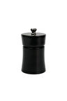 Siyah Ahşap Tuz Ve Karabiber El Değirmeni Öğütücü Grinder 1 Adet  8 Cm