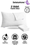 Sıvı Geçirmez Fermuarlı Yastık Alezi Yastık İçi Yastık Kılıfı 2 Adet