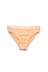 Tekli Kadın Slip Külot - Peach Fuzz