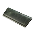 BİDERİ ASOS HAKİKİ DERİ ÇOK FONKSİYONLU CÜZDAN YEŞİL