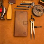 BİDERİ PATARA IPHONE 17 PRO MAX HAKİKİ DERİ CÜZDAN KILIF KAHVERENGİ