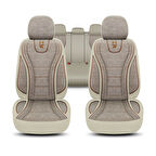 City Serisi DACIA Logan 2023 sonrası ile Uyumlu Koltuk Kılıfı, Bej