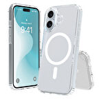 Buff iPhone 16 Magsafe Air Hybrid Şeffaf Kılıf