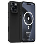 Buff iPhone 16 Pro Magsafe Rubber Fit Silikon Kılıf Black