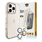 Buff iPhone 16 Pro Max Avantaj Paket - Kılıf + Ekran Koruyucu + Lens Koruyucu