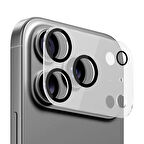 Buff iPhone 17 Pro Max Şeffaf Kamera Lens Koruyucu
