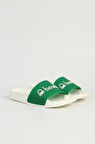 Benetton BN-1442 Anatomik Taban Unisex Terlik Beyaz Yeşil 36-40 