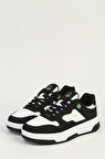 Benetton BNI-11509 Unisex Sneaker Ayakkabı Beyaz Siyah 36-40 
