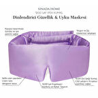 ipek Uyku Maskesi %100 Saf Dut İpek Kumaş Bambu Dolgu Yoga Göz Bandı (Kırışıklık ve Işık Önleyici)
