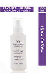 Volkan Ates Natural & Beauty Lavanta & Jojoba & Okaliptus Masaj Yağı Cam Şişe 100 ML 