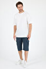 Regular Fit Pamuk Bisiklet Yaka Penye Erkek Tişört 0169_1