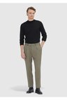 Vizon Dokuma Regular Fit Casual Yün Karışımlı Pantolon