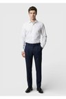Beyaz Düz Casual Fit Dokuma Casual %100 Pamuk Gömlek