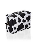 Voice Clutch Seyahat Makyaj Organizeri Kozmetik Çantası Kumaş - 250 Dalmaçya Desenli