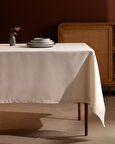 Madame Coco Brume Leke Tutmaz Masa Örtüsü - Ekru - 160x300 cm