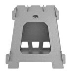 Kamp Ayısı® Inox™ 1mm Paslanmaz Galvaniz Çelik Su Geçirmez Çantalı Ateş Kutusu 