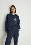Mavi Logo Baskılı Lacivert Sweatshirt 1S10148-70488