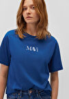 Mavi Logo Baskılı Lacivert Tişört 1611594-82625